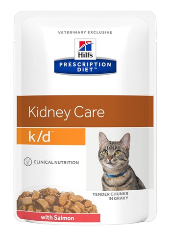 Hill's Prescription Diet Hill's Feline K/D Zalm 85 GR (12 stuks)