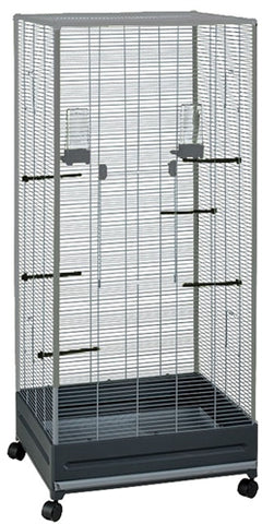 Voltrega Voliere 420 Grijs / Grijs 65X54X150 CM