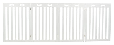 Trixie Afsluithek Wit 4 Panelen 60-160X75 CM