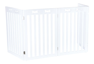 Trixie Afsluithek Wit 4 Panelen 60-160X75 CM