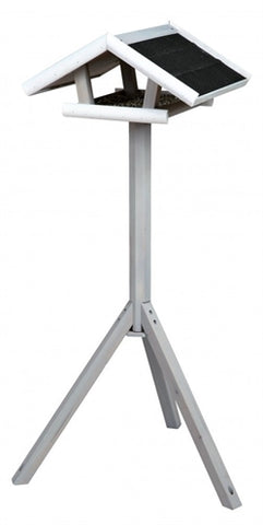 Trixie Natura Voederhuis Met Standaard Grijs / Wit 46X22X44 CM / 115 CM