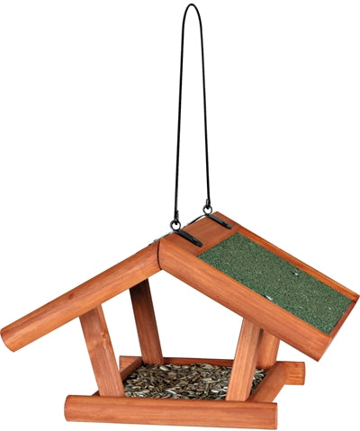 Trixie Natura Voederhuis Hangend Grenenhout Bruin 30X18X28 CM