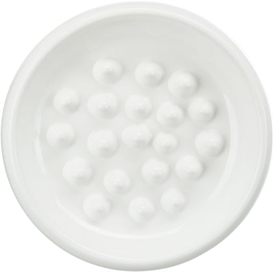Trixie Voerbak Slow Feeding Keramiek Wit 18 CM 250 ML