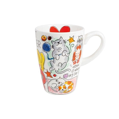 Blond Amsterdam Mok Cat Lover Xl 500 ML 9X9X13,5 CM