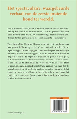 Merkloos Boek Hoe Ik Mijn Hond Leerde Praten 21,5X14X2,5 CM