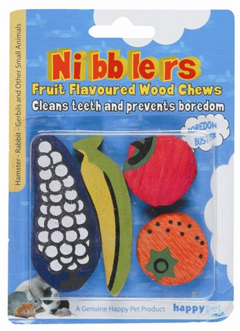 Happy Pet Nibblers Fruit 4 ST 8,5X4X1 CM